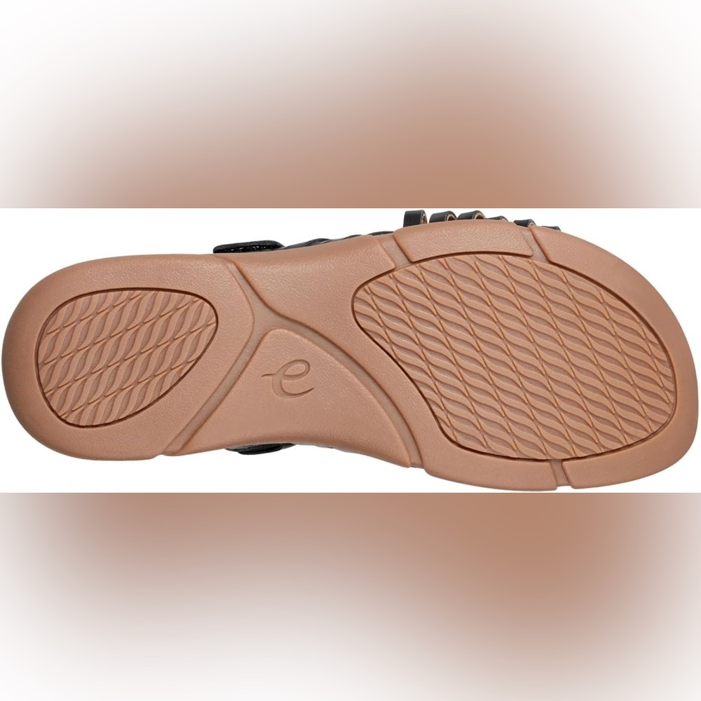 Easy Spirit Mindi Women's Black Strappy Sandals - Picture 3 of 9
